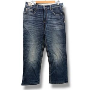 BKE NWT Seth Straight Leg Jeans Men's 34x30 Dark Wash Stretch Classic Fit